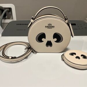 NWOT Coach skeleton crossbody and coin purse